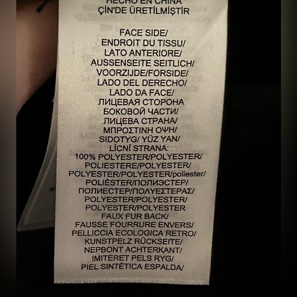 I CANNOT BELIEVE I STILL HAVE THIS!

LAUREN RALPH LAUREN  FAUX SHEARLING JACKET - Picture 8 of 13